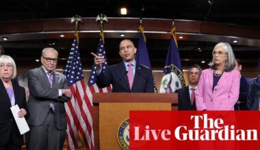 Congress braces for DHS shutdown as funding bill negotiations stall – US politics live | US news