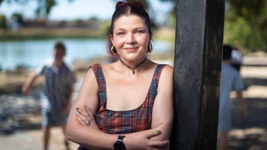 Jessica Seitz, mother of three.