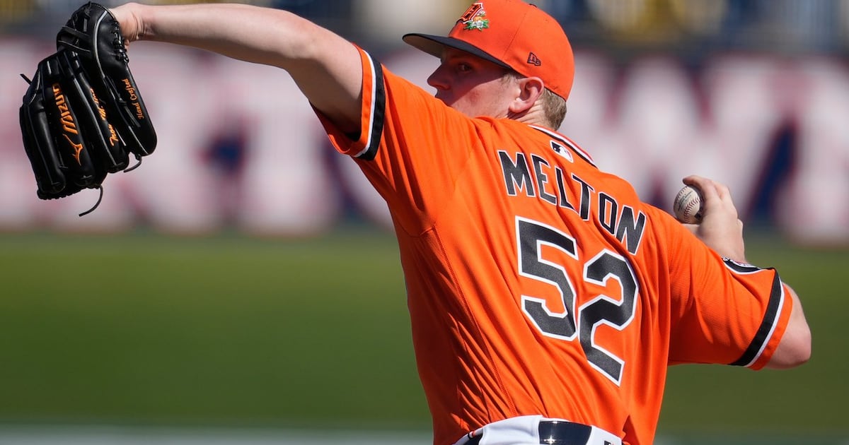 Detroit Tigers right-hander Troy Melton to miss start of season due to elbow inflammation