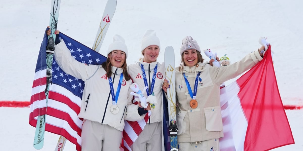 USA’s Elizabeth Lemley, Jaelin Kauf take gold and silver in women’s freestyle skiing moguls