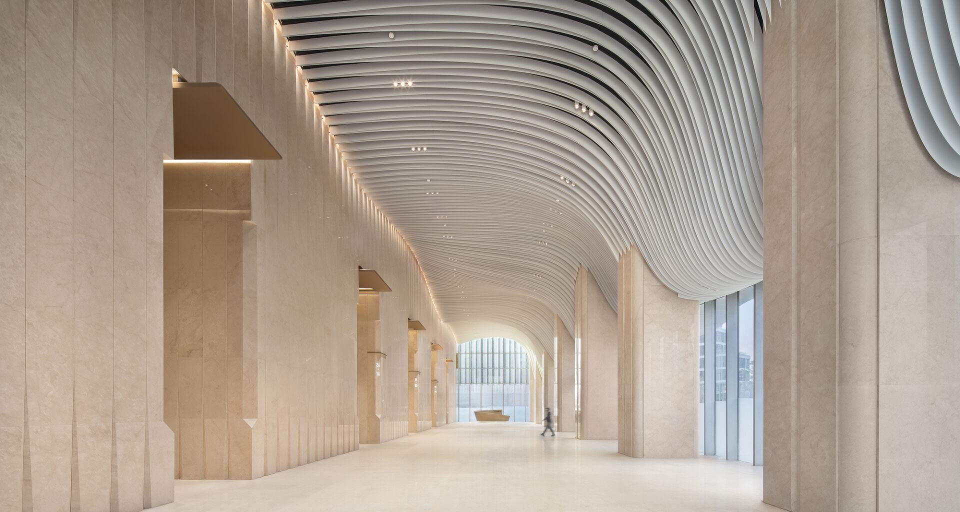 Guangzhou Baiyun (Tangxi) Station East Plot – Twin Towers Interior / DuShe Architectural Design