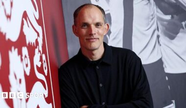 Thomas Tuchel after signing a contract extension as England head coach.