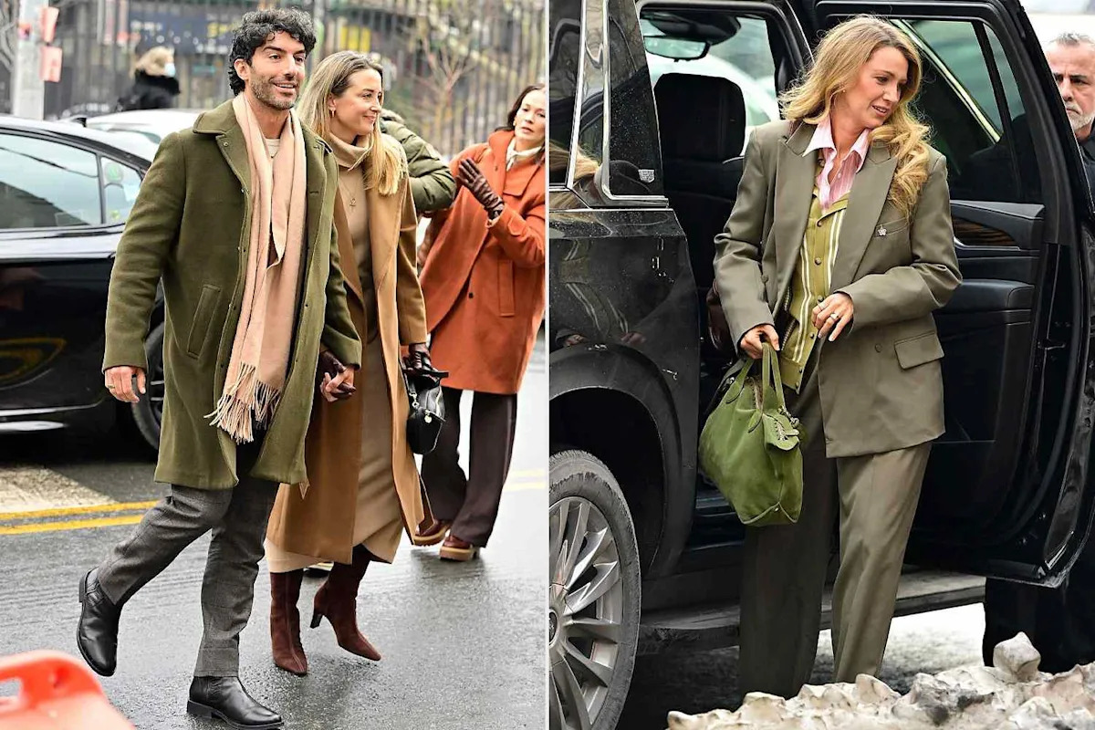 Blake Lively and Justin Baldoni Arrive for Their Court-Ordered Settlement Conference in New York City
