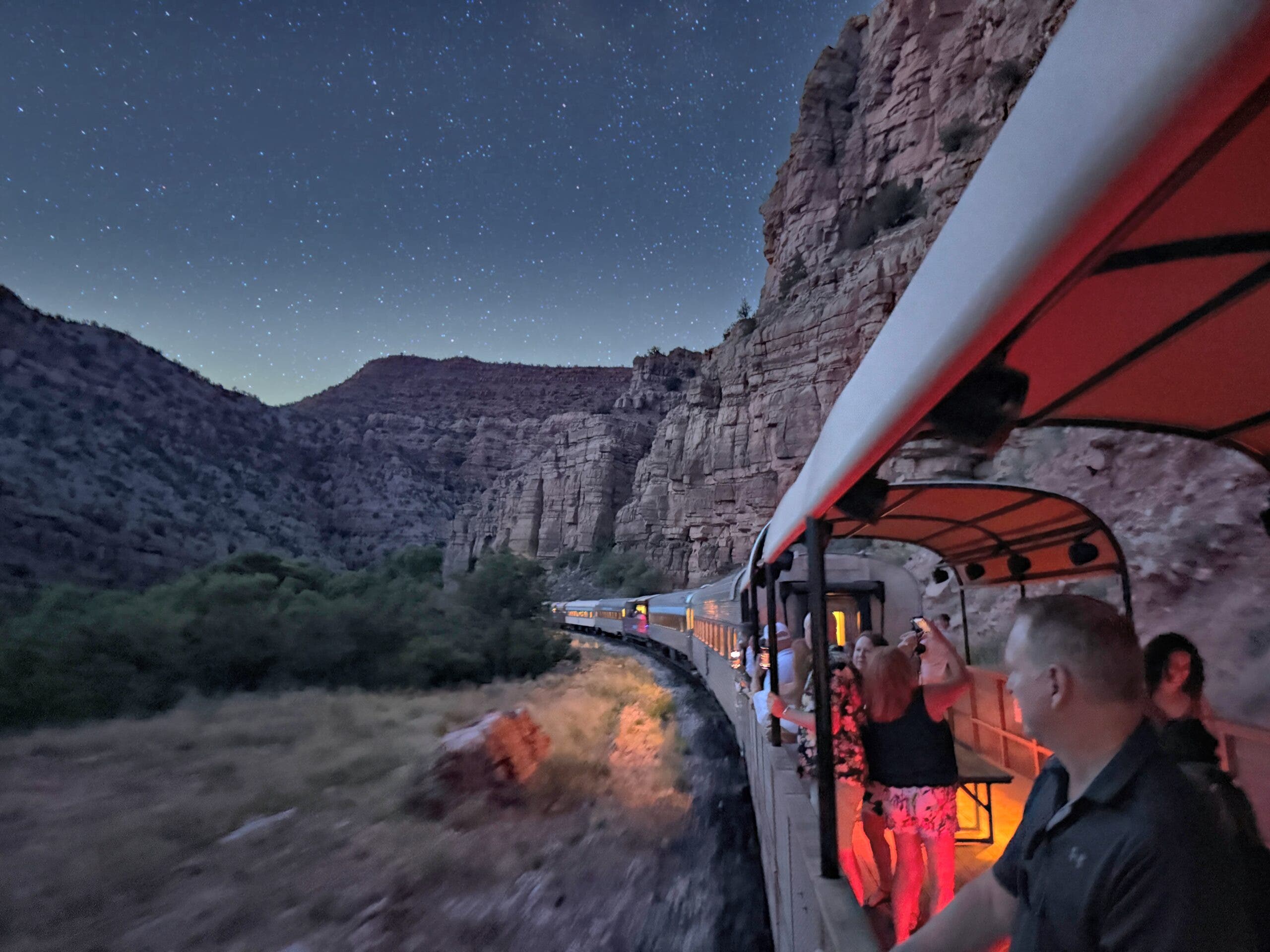 Verde Canyon Railroad runs its Saturday Starlight Tours 