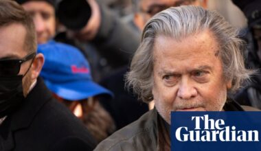 Trump justice department moves to dismiss Steve Bannon criminal case | US news