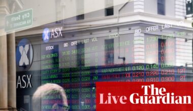 Modest pullback on ASX after Trump tariff hike – as it happened | Australia news
