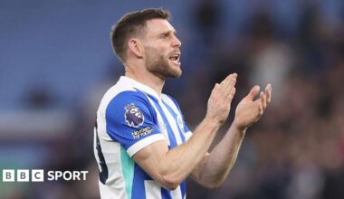 Aston Villa 1-0 Brighton: James Milner equals Premier League appearance record