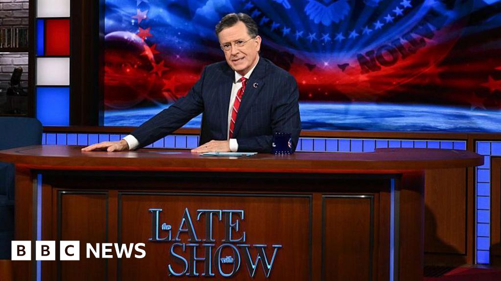 Stephen Colbert says network blocked interview with Democrat. CBS denies it - BBC