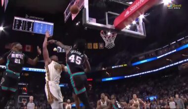 Gui Santos makes go-ahead layup late, scores 16 as Warriors rally to beat Grizzlies 114-113