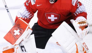 Akira Schmid Isn't Just Playing Hockey At The Olympics, He's Also Serving In Swiss Military