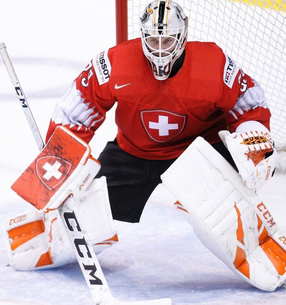 Akira Schmid Isn't Just Playing Hockey At The Olympics, He's Also Serving In Swiss Military