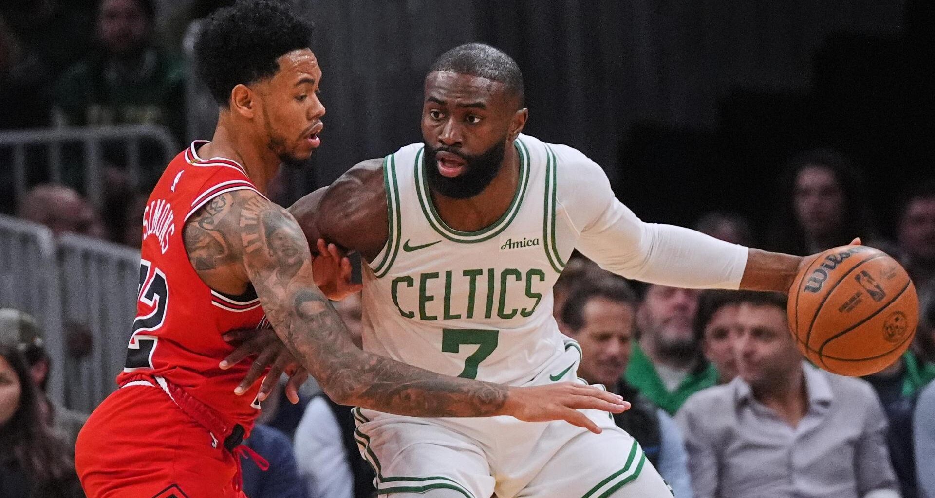 Celtics beat injury-riddled Bulls 124-105 as Vucevic scores 19 against his former team