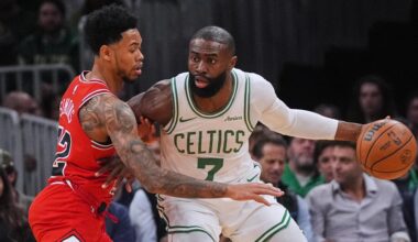 Celtics beat injury-riddled Bulls 124-105 as Vucevic scores 19 against his former team
