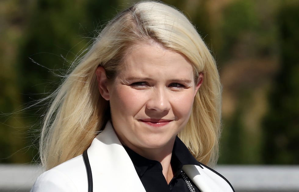 FILE - Elizabeth Smart arrives for a news conference Thursday, Sept. 13, 2018, in Salt Lake City.