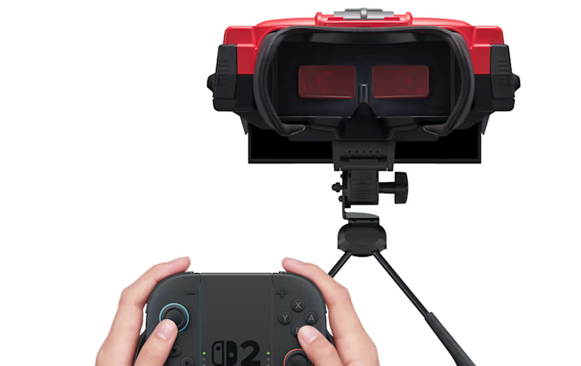 Nintendo’s Virtual Boy accessory lets you play VR Mario and Zelda on Switch 2