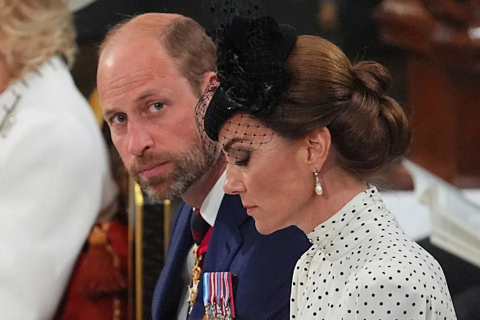 The Royal Family attend a VE Day Service of Thanksgiving