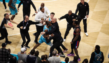 NBA Suspends Players Involved In Pistons-Hornets Brawl