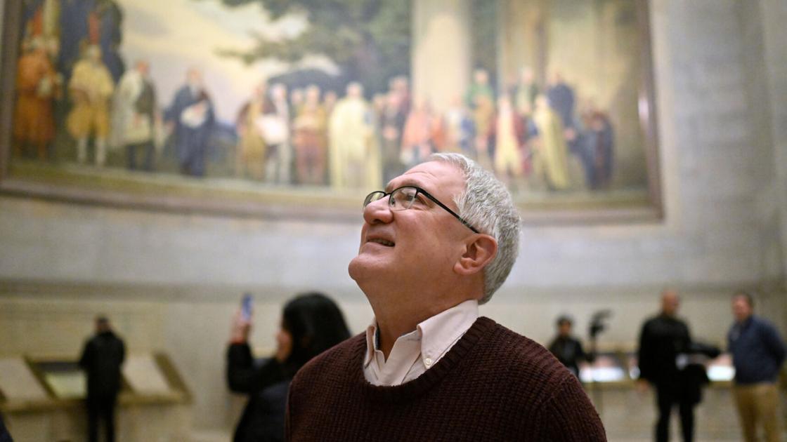 Visitors to founding documents reflect on the US at 250