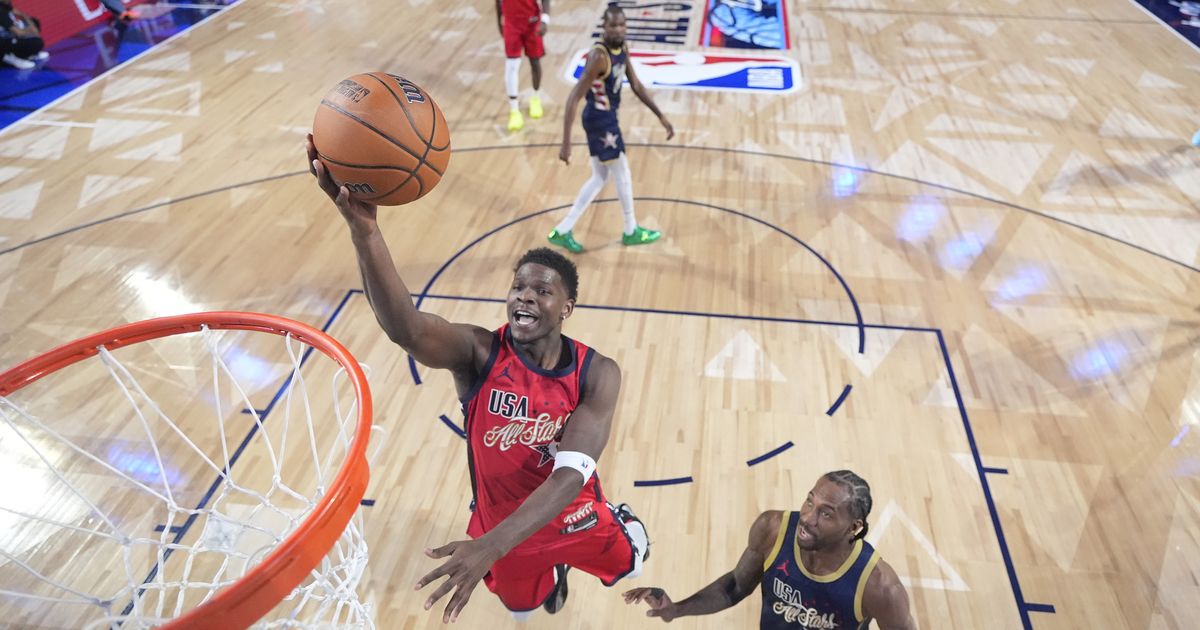 Former Gonzaga standout Chet Holmgren records 10 points in NBA All-Star Game