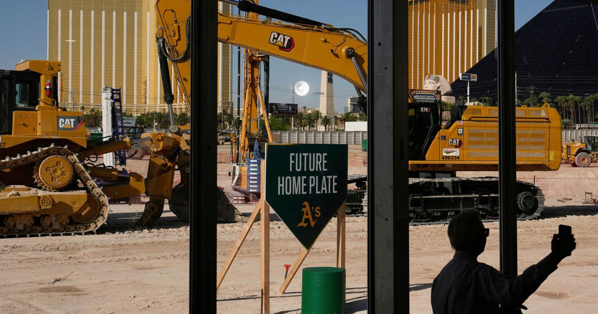 A's: Foundation work complete on Las Vegas stadium and opening still targeted for 2028 | MLB