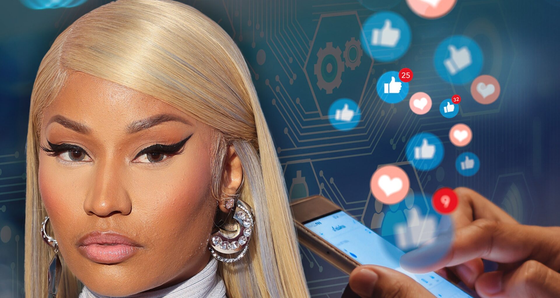 Nicki Minaj's Social Media Boosted by Thousands of Bots, Study Finds