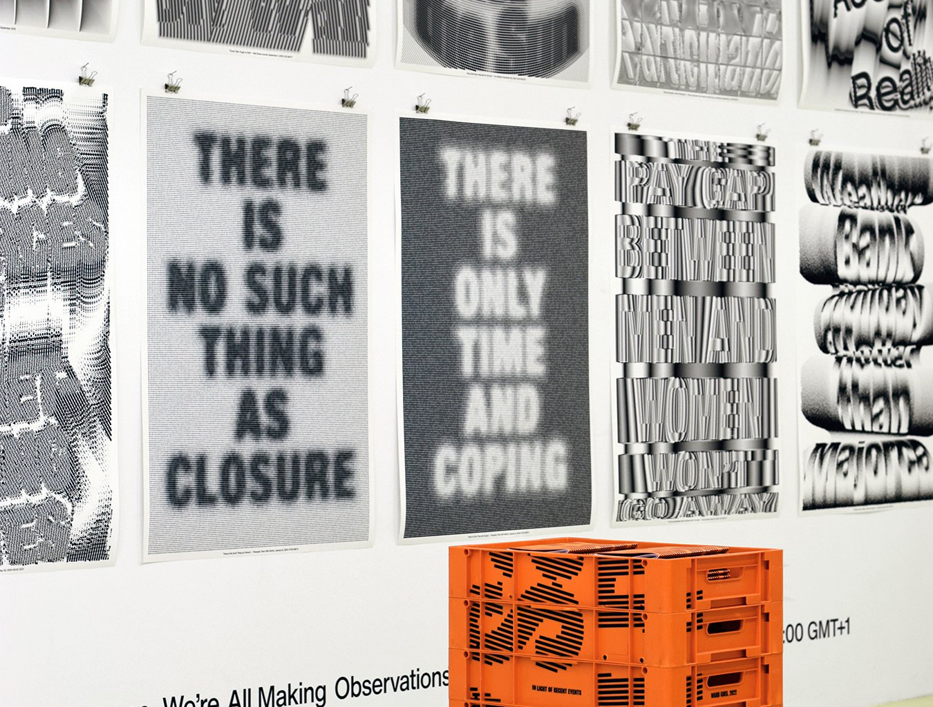 The experimental graphic design work of Ward Goes sits at the intersection of type and materiality