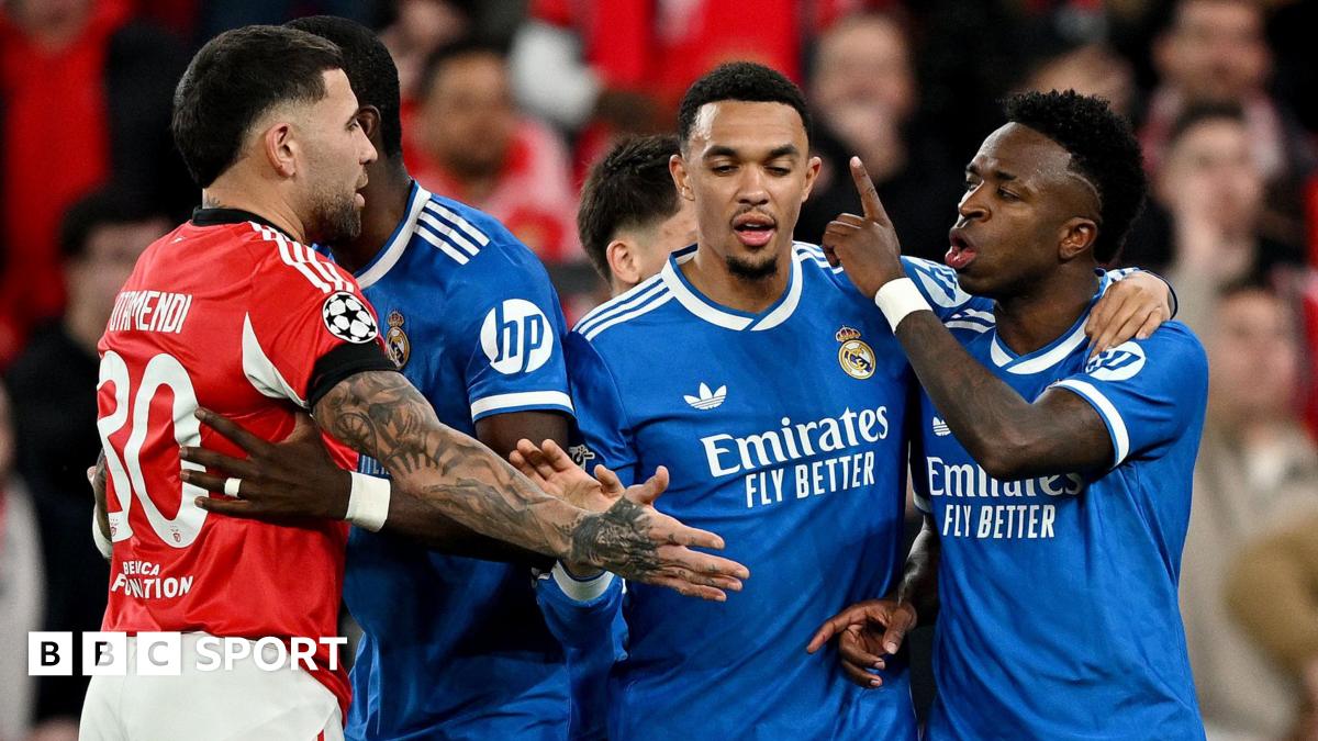 Champions League LIVE: Real Madrid beat Benfica in match halted for alleged racist abuse