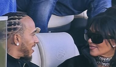 Kim Kardashian & Lewis Hamilton Confirm Relationship at Super Bowl