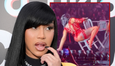 Cardi B Falls on Stage During 'Little Miss Drama' Tour