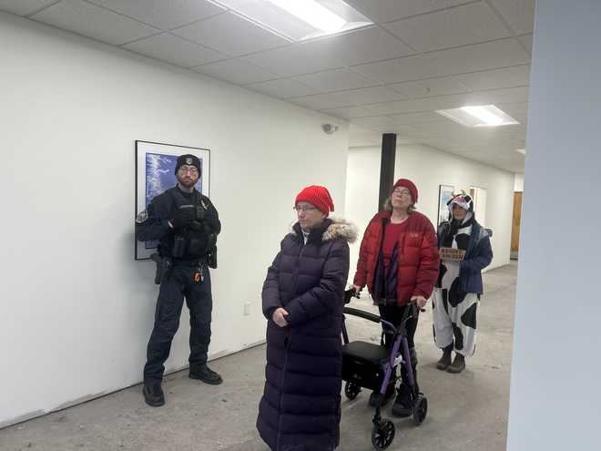 sit-in arrests in williston, vermont on feb. 9, 2026