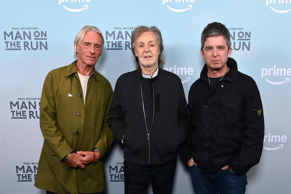 Paul Weller, Sir Paul McCartney and Noel Gallagher (Prime Video)