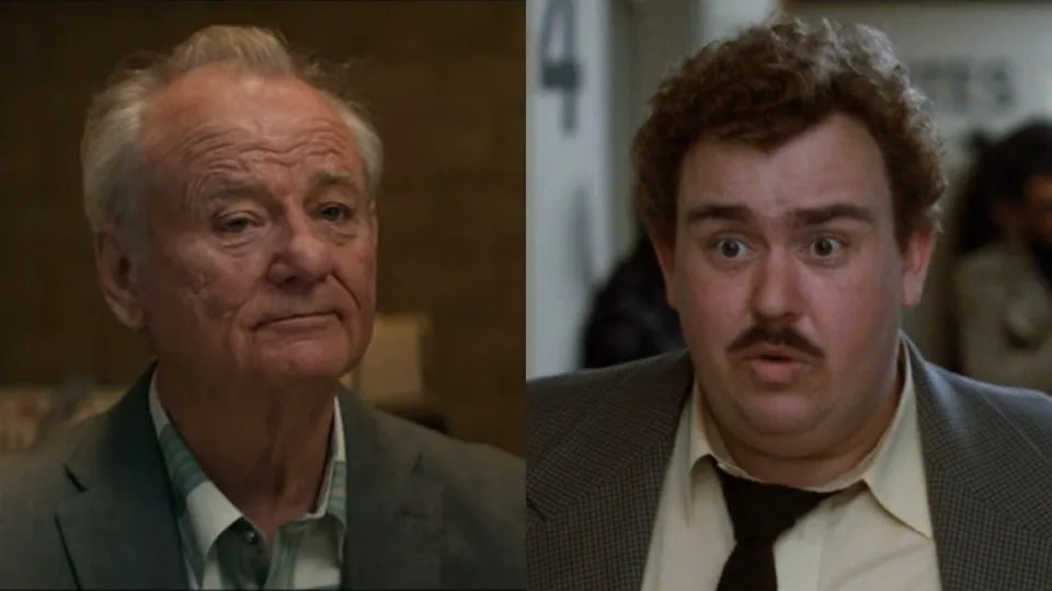  Bill Murray in Ghostbusters: Frozen Empire; John Candy in Planes, Trains & Automobiles. 