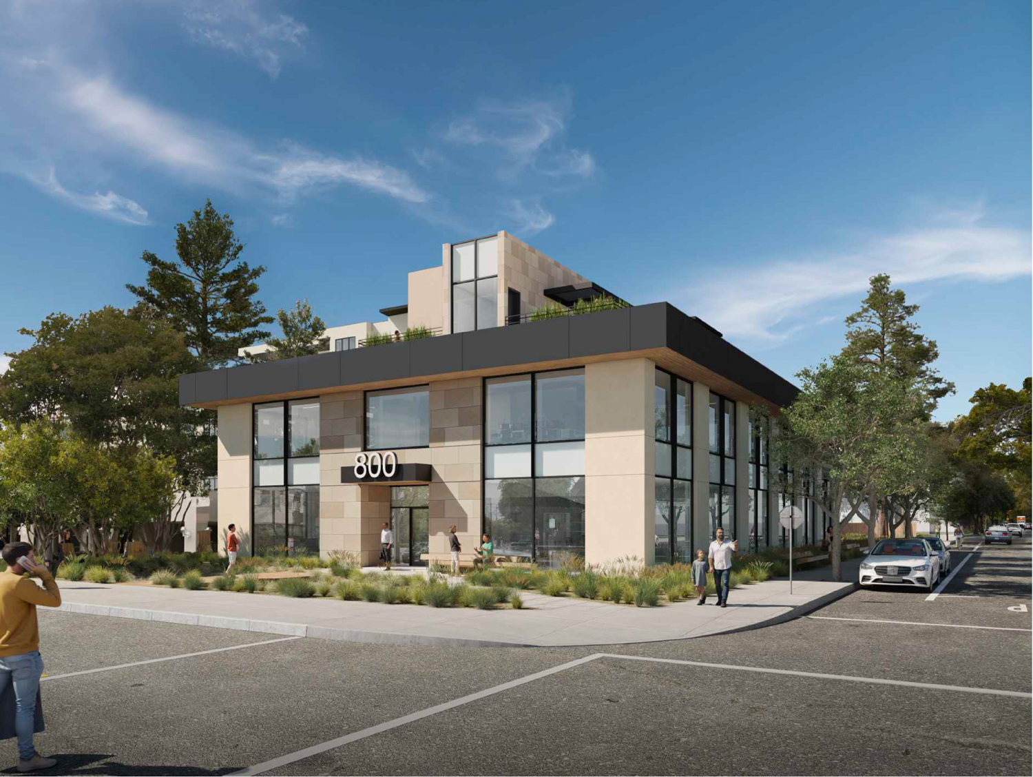 800 Oak Grove, rendering via Prince Street Partners