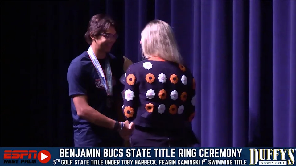 Charlie committed to play for the Florida State golf team next year. ESPN West Palm/YouTube