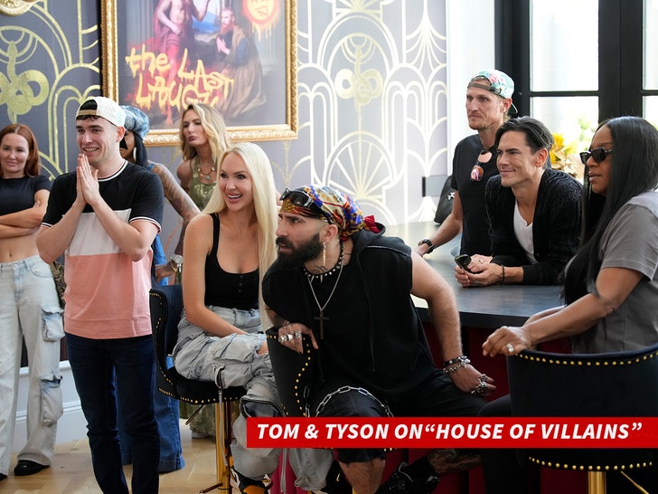 Tom and Tyson Apostol on House of Villains getty