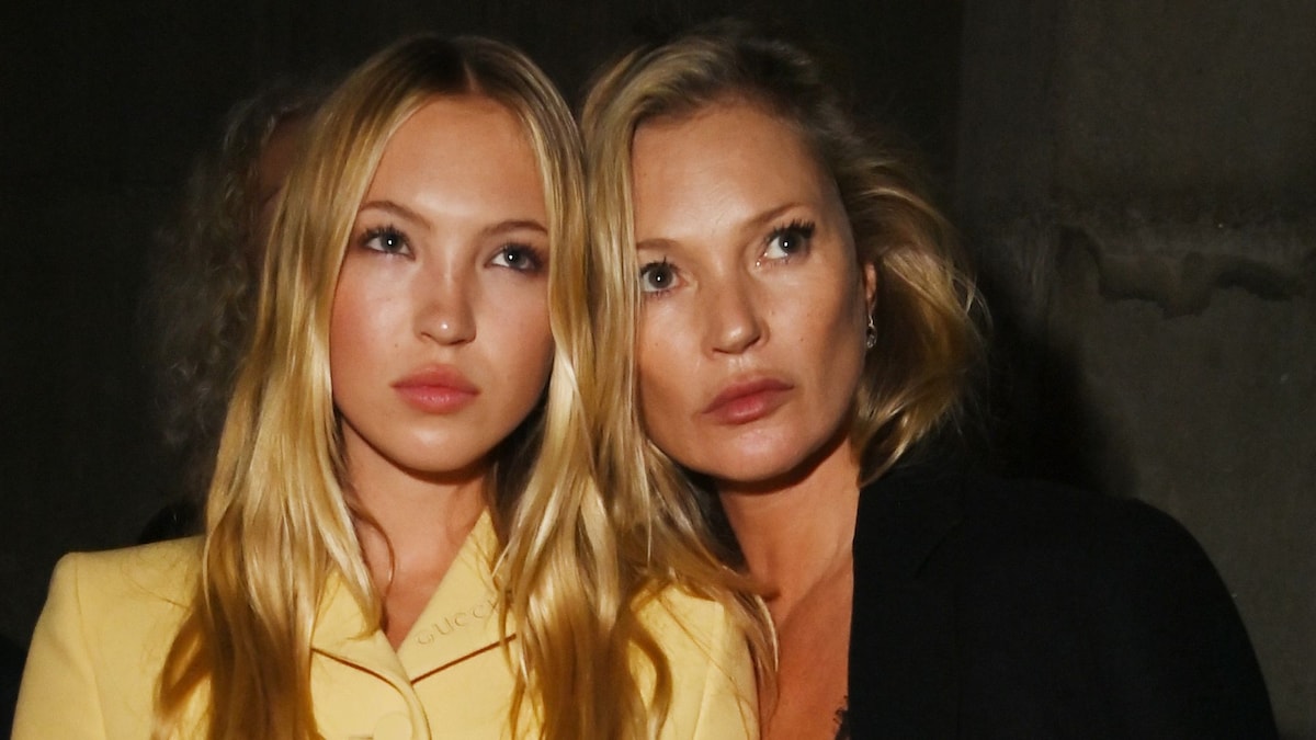 Kate Moss and Daughter Lila Twin in Matching String Bikinis in Tulum