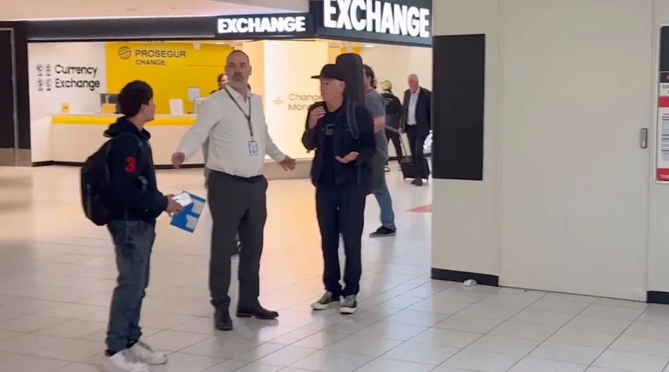 Security intervened on behalf of John McEnroe. Media-Mode / SplashNews.com