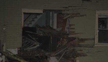 1 killed after car goes off road, hits home