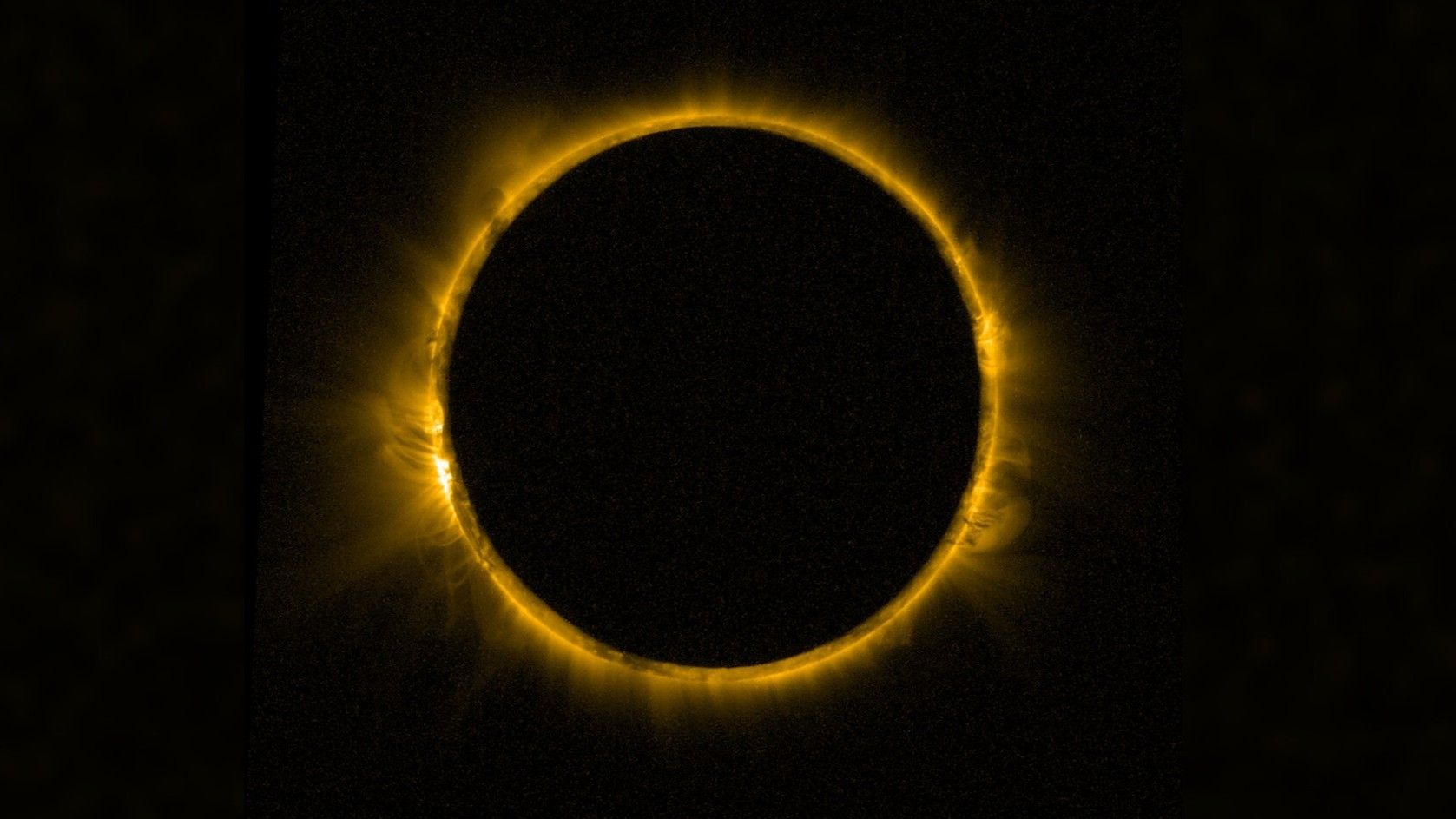 Blazing 'ring of fire' eclipse seen from space photo of the day for Feb. 20, 2026