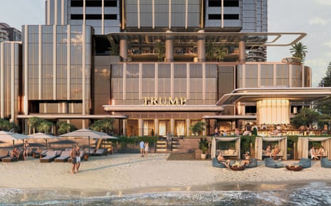 Artist’s impression of the proposed Trump resort on the Gold Coast