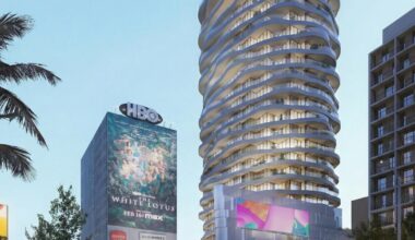 Fresh renderings for high-rise at 9034 Sunset Blvd. in West Hollywood