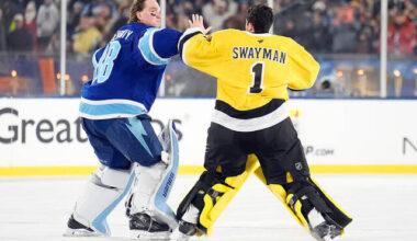 First Call: Goalie fight in NHL outdoor game; Pitt’s Alex Van Pelt lands new coaching job