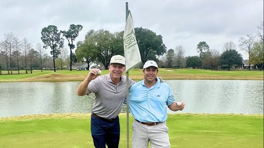 2 golfers at Baton Rouge Country Club beat millions-to-one odds in scoring hole-in-ones seconds apart