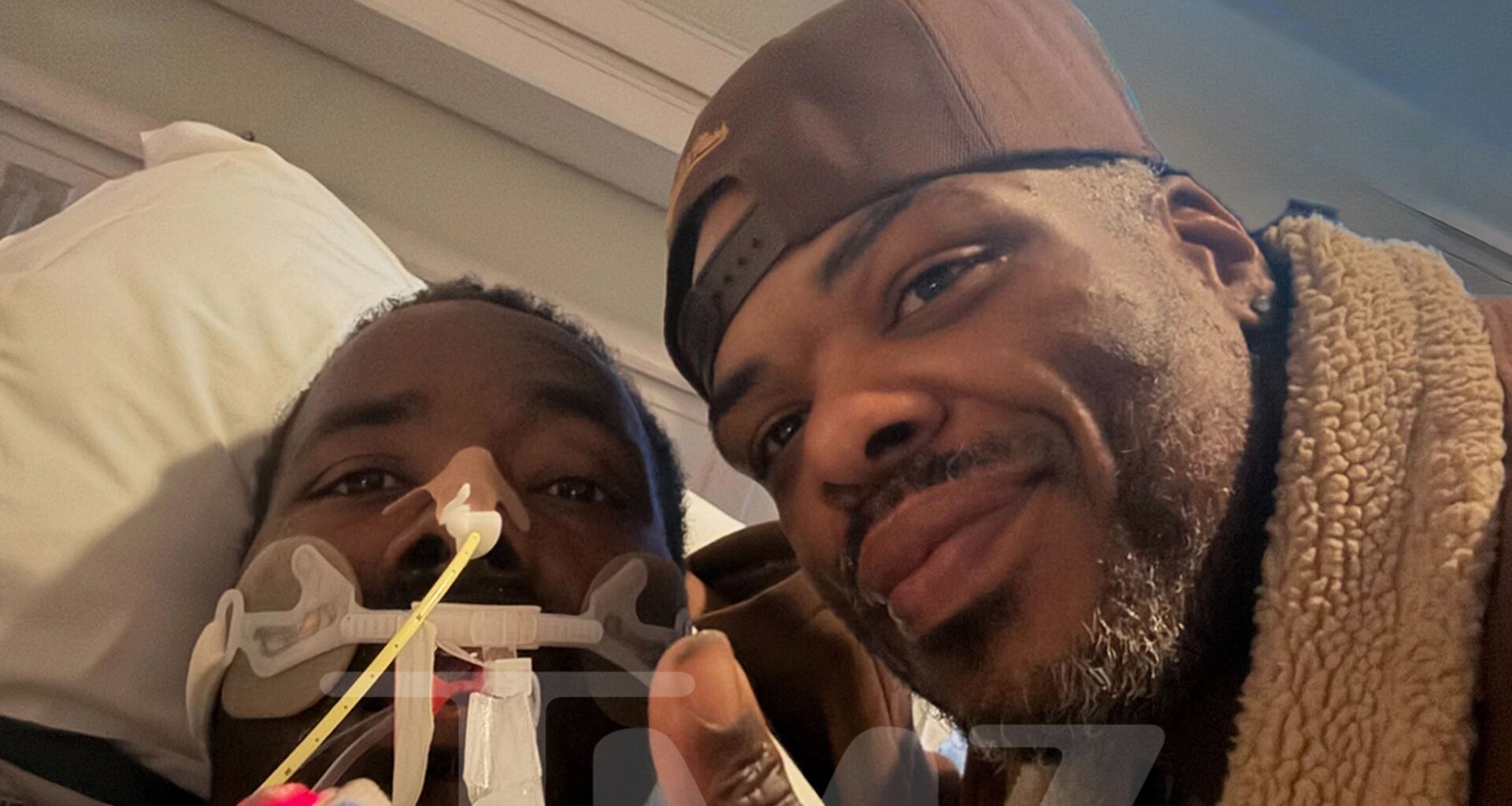 Quinton Aaron Releases First Photo Since Hospitalization for Spinal Stroke