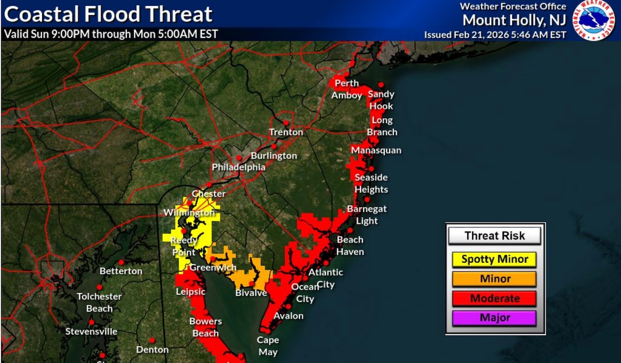 N.J. weather: Nor'easter storm, blizzard, coastal flood threat