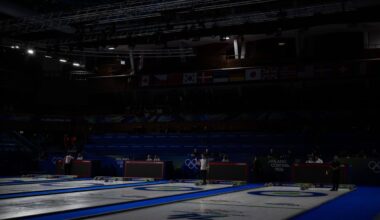 Five minutes into 2026 Winter Olympics’ first event, the lights went out on curling