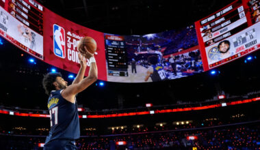Nuggets' Jamal Murray falls short at NBA All-Star 3-point contest