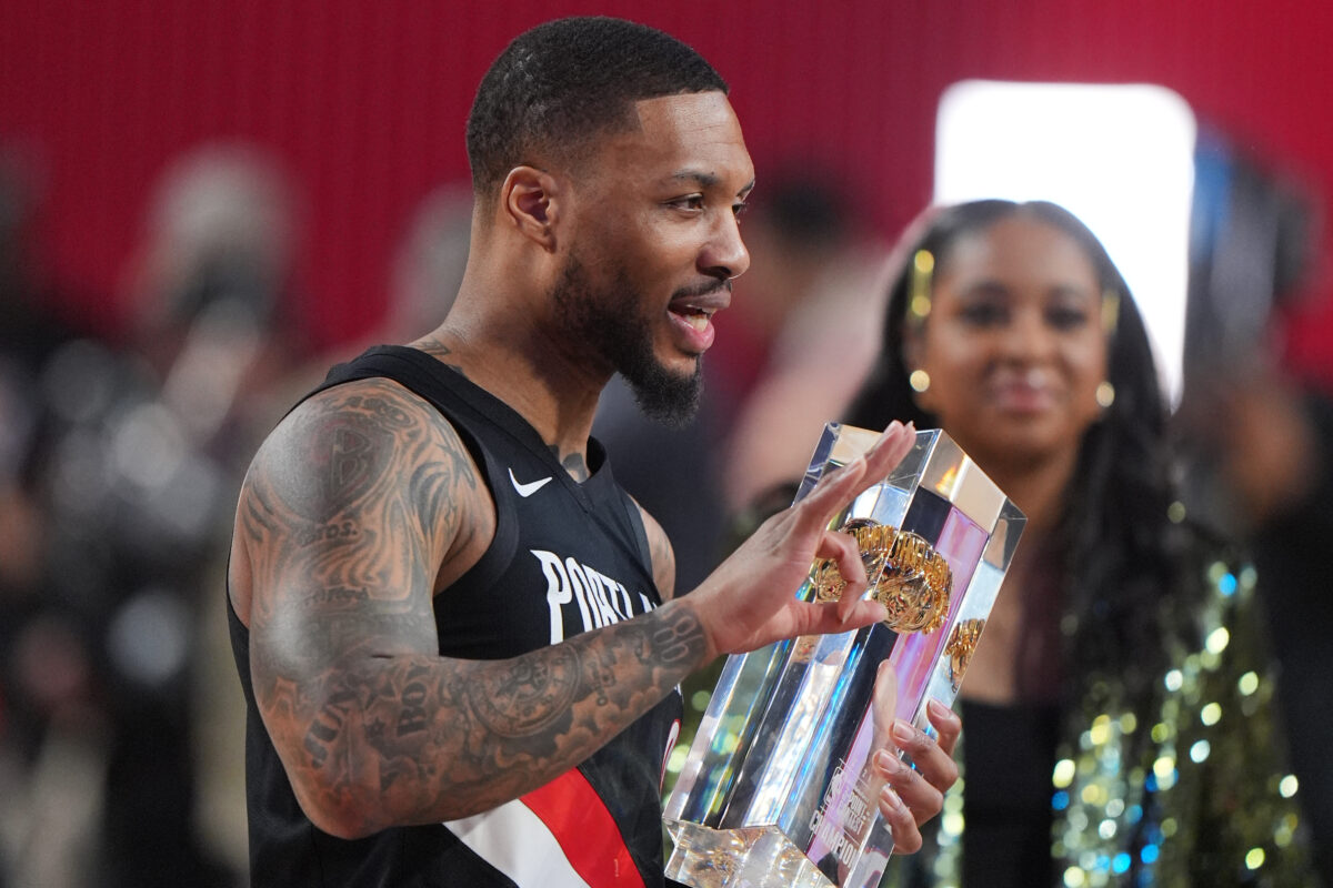 NBA All-Star: Damian Lillard, out for season, wins 3-point contest for 3rd time | News, Sports, Jobs