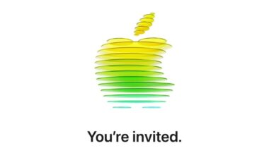 Apple event invite