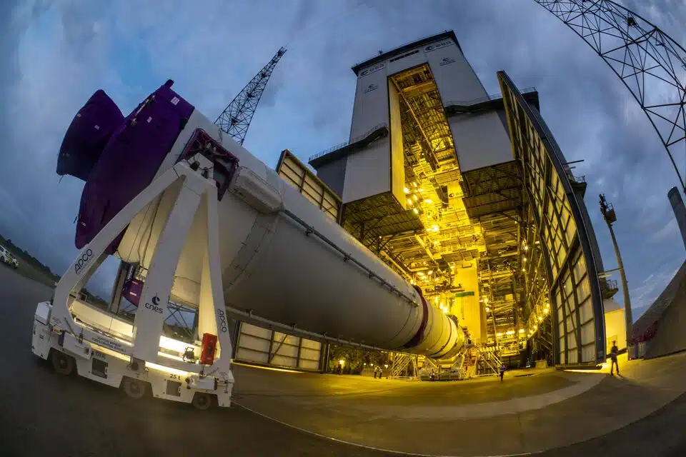 Ariane 6 Central Core For Flight Va267 Arrives At Its Launch Pad Article